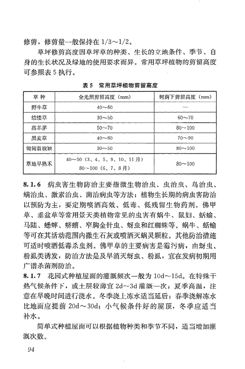 JGJ155-2013种植屋面工程技术规程 预览图