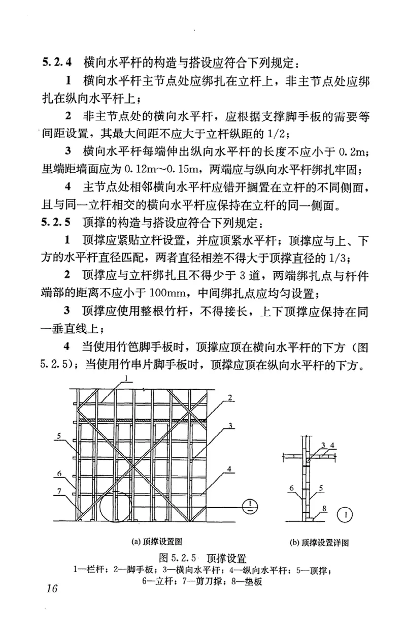 JGJ254-2011建筑施工竹脚手架安全技术规范 预览图
