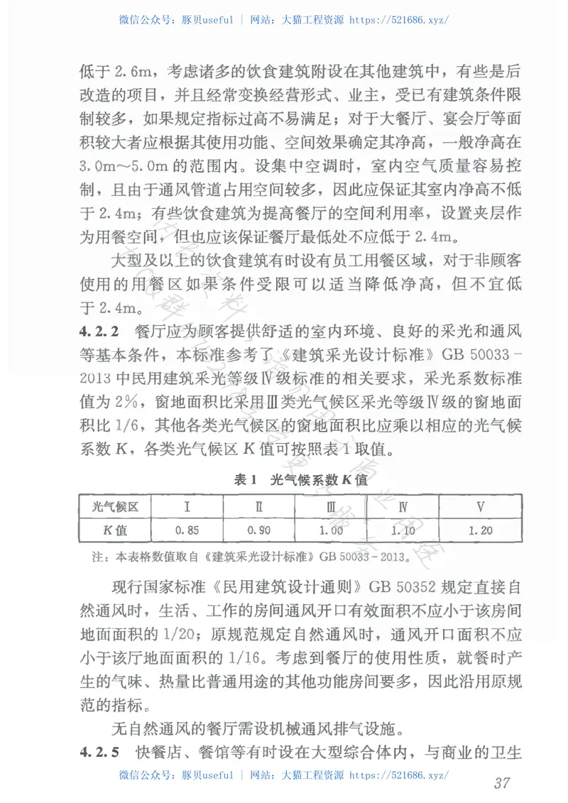 JGJ64-2017饮食建筑设计标准（首发） 预览图