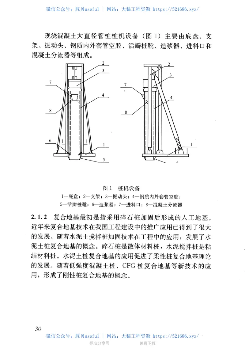 JGJT213-2010混凝土大直径管桩复合地基技术规程 预览图