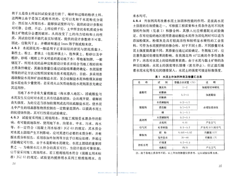 JGJT233-2011水泥土配合比设计规程 预览图