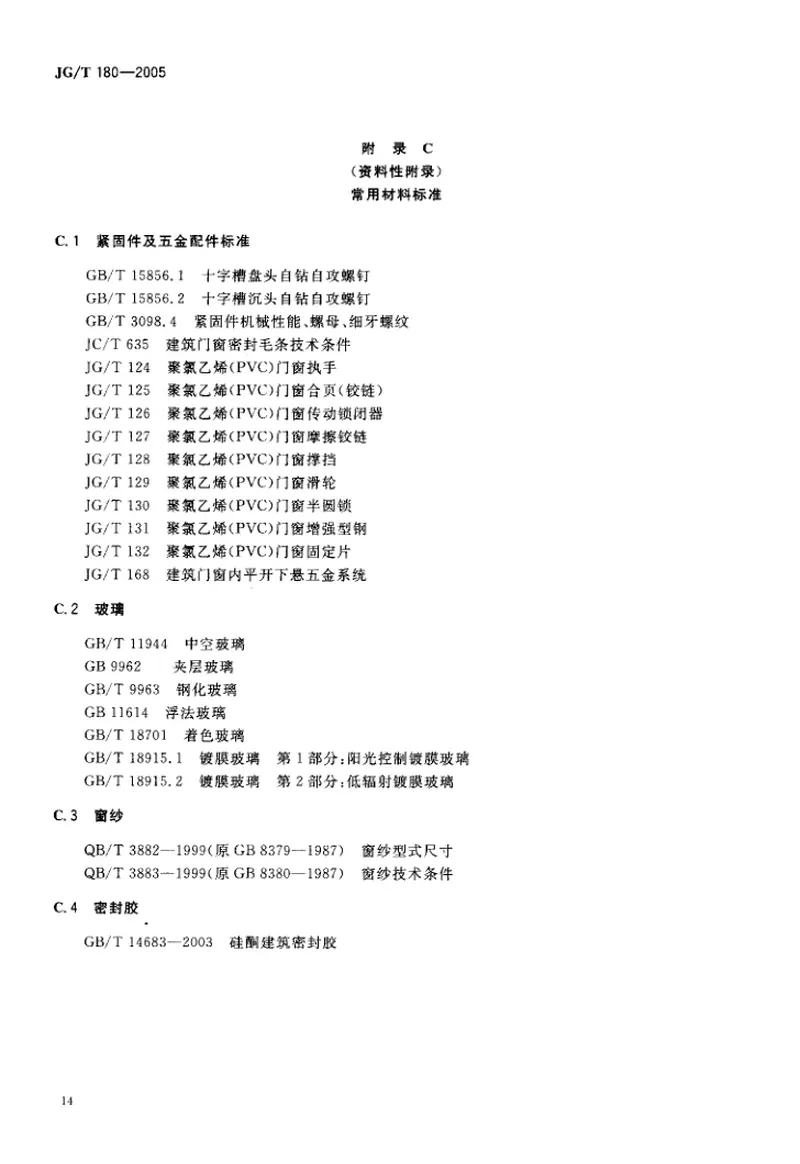 JGT180-2005未增塑聚氯乙烯(PVC-U)塑料门 预览图
