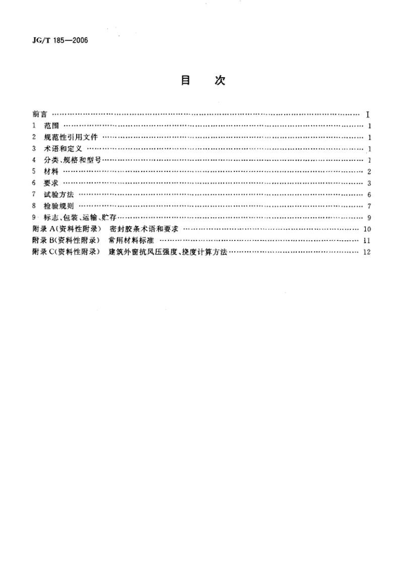 JGT185-2006玻璃纤维增强塑料(玻璃钢)门 预览图
