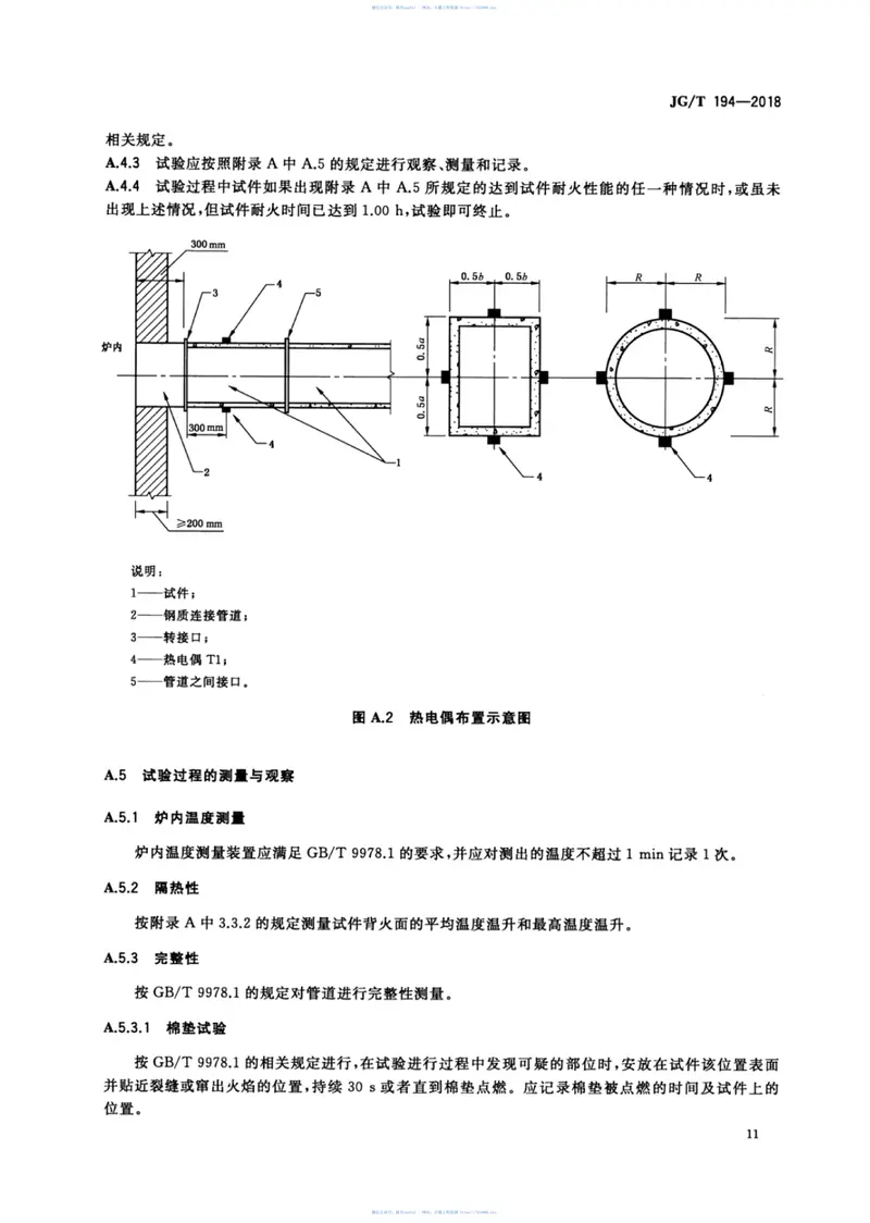 JGT194-2018住宅厨房和卫生间排烟(气)道制品 预览图