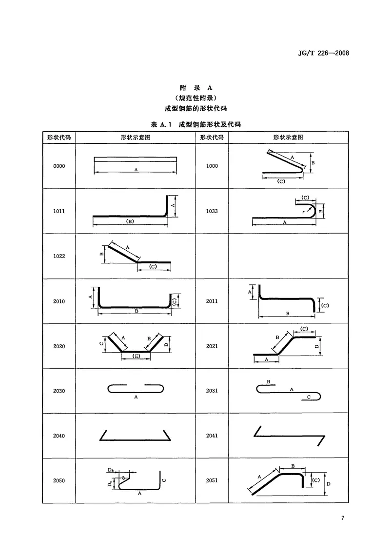 JGT226-2008混凝土结构用成型钢筋 预览图