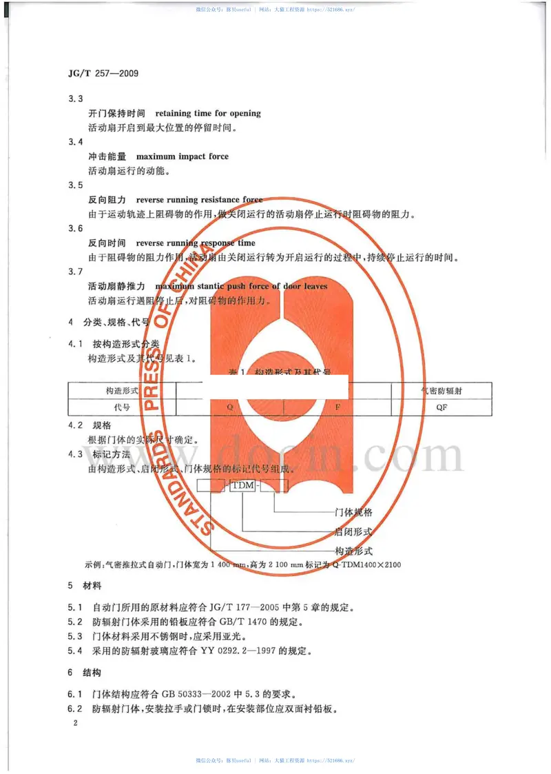 JGT257-2009医用推拉式自动门 预览图