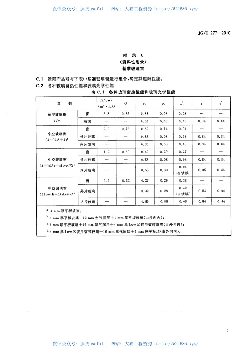 JGT277-2010建筑遮阳热舒适、视觉舒适性能与分级 预览图