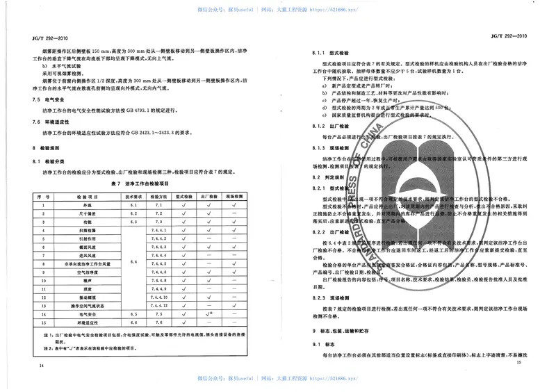 JGT292-2010洁净工作台 预览图