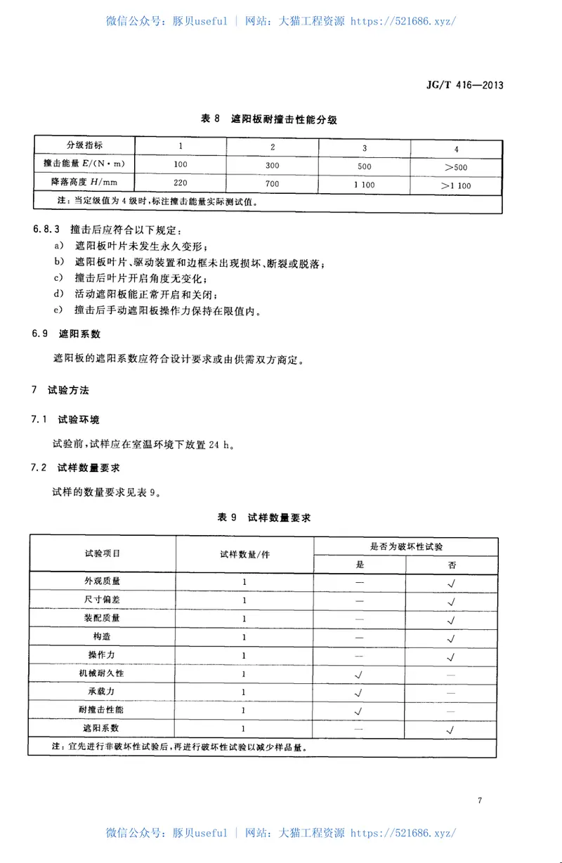JGT416-2013建筑用铝合金遮阳板 预览图