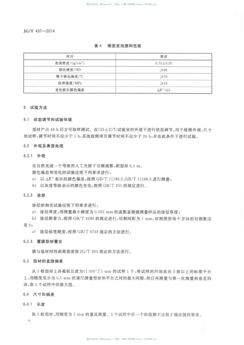 JGT437-2014建筑门窗用铝塑共挤型材 预览图