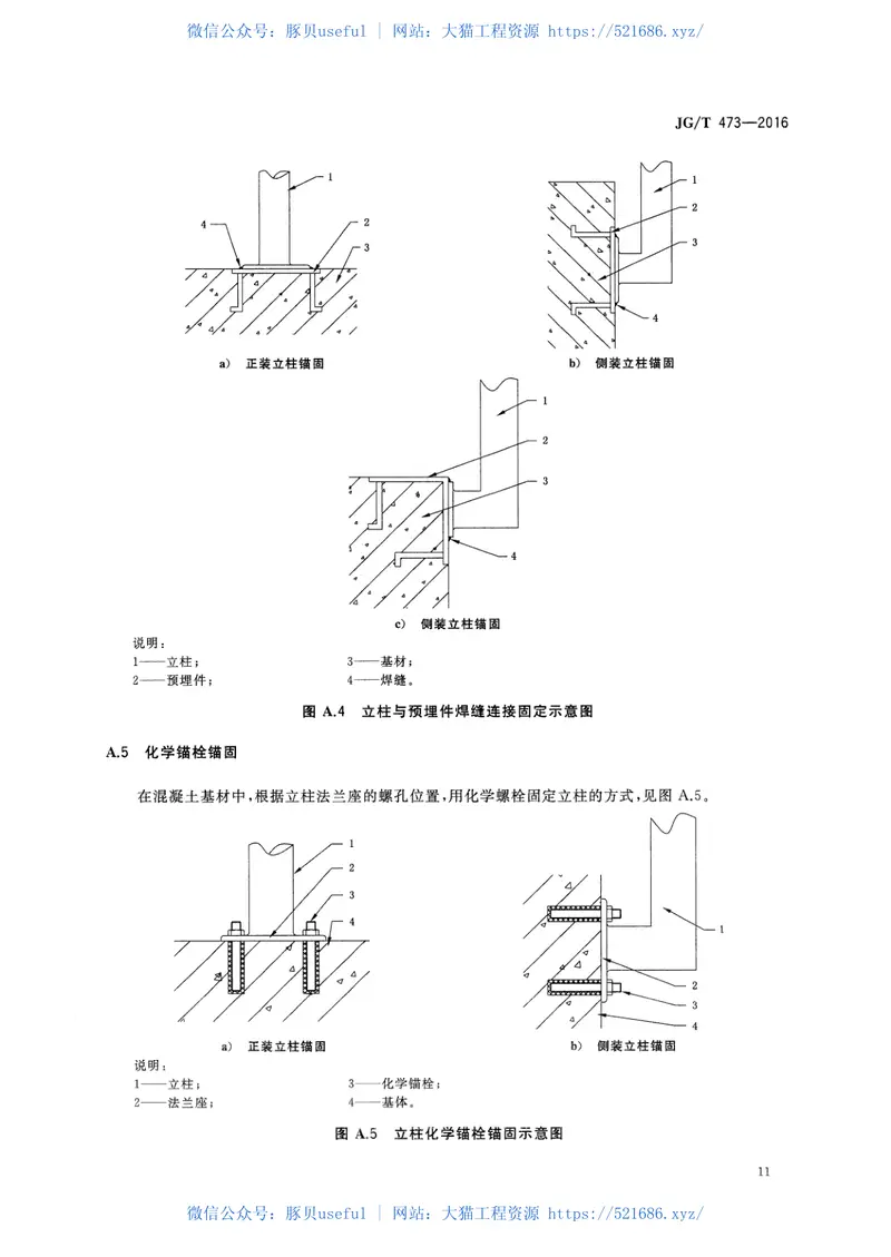 JGT473-2016护栏锚固试验方法 预览图