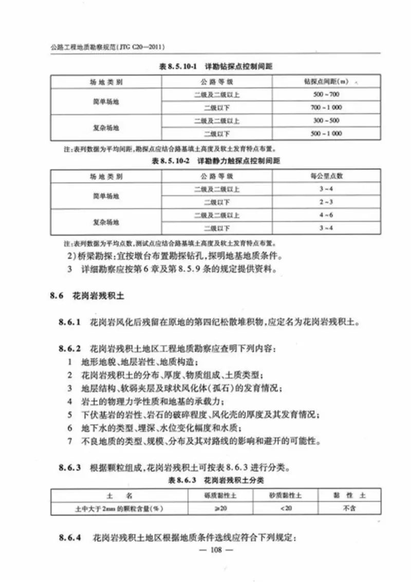 JTGC20-2011公程工程地质勘察规范 预览图