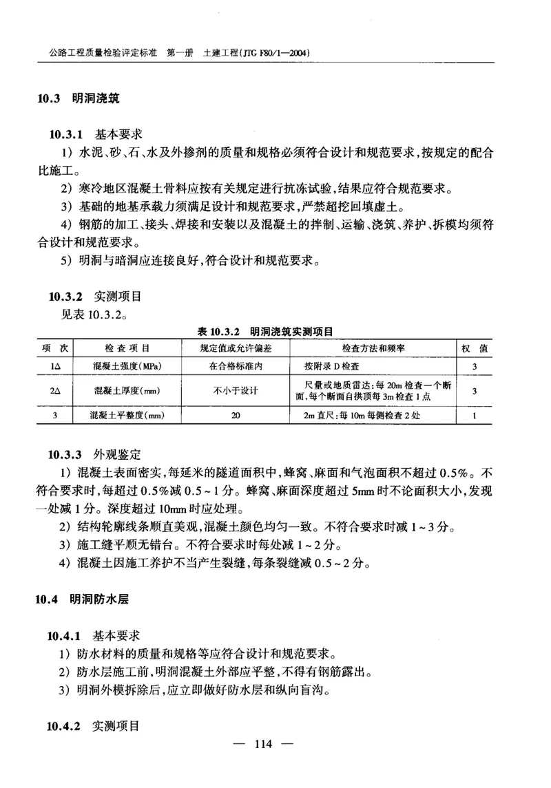 JTGF80-1-2004公路工程质量检验评定标准第一册土建工程 预览图