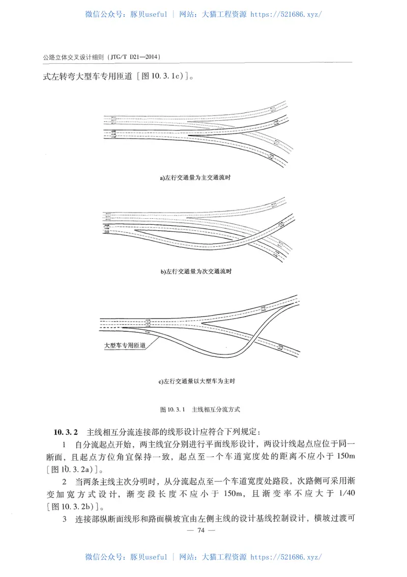 JTGTD21-2014公路立体交叉设计细则 预览图