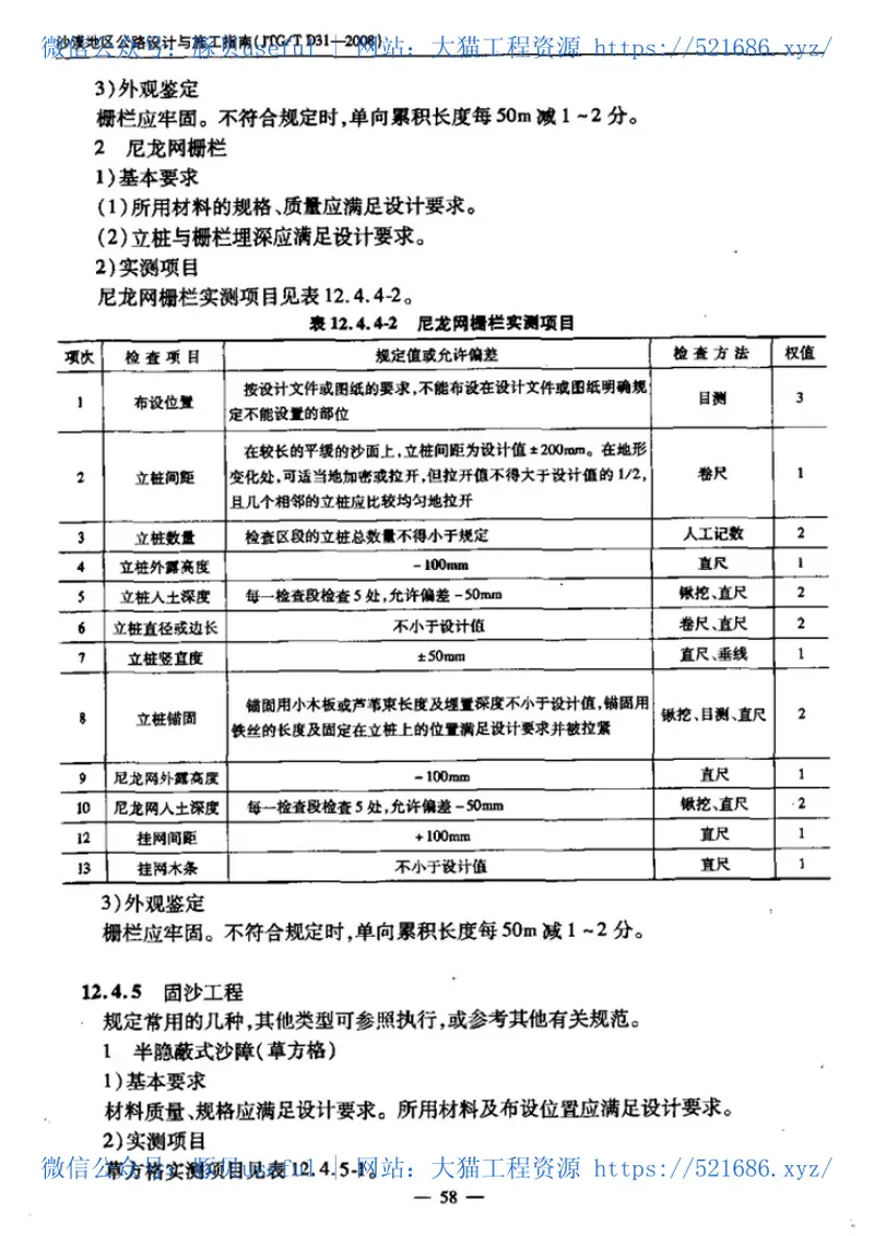 JTGTD31-2008沙漠地区公路设计与施工指南 预览图