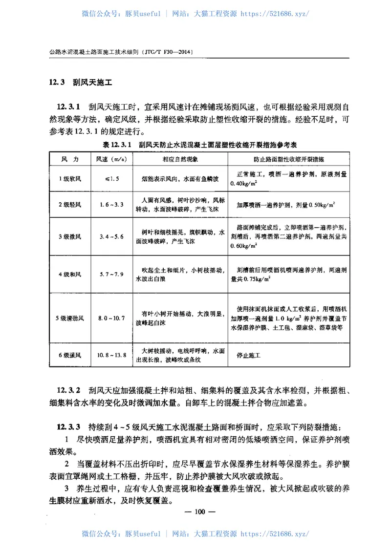 JTG∕TF30-2014公路水泥混凝土路面施工技术细则 预览图