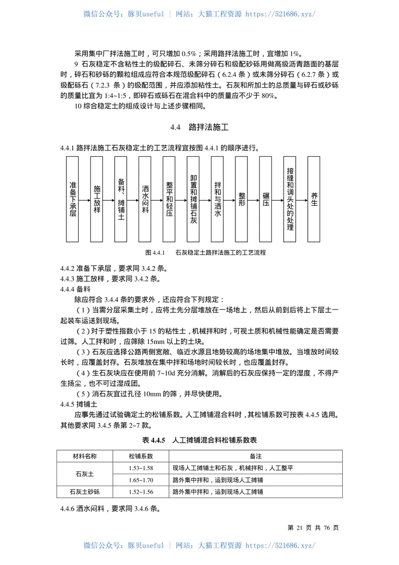 JTJ034-2000公路路面基层施工技术规范 预览图