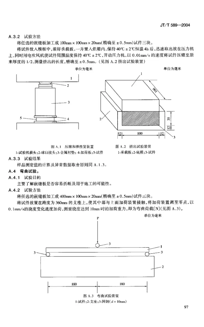 JTT589-2004水泥混凝土路面嵌缝密封材料 预览图