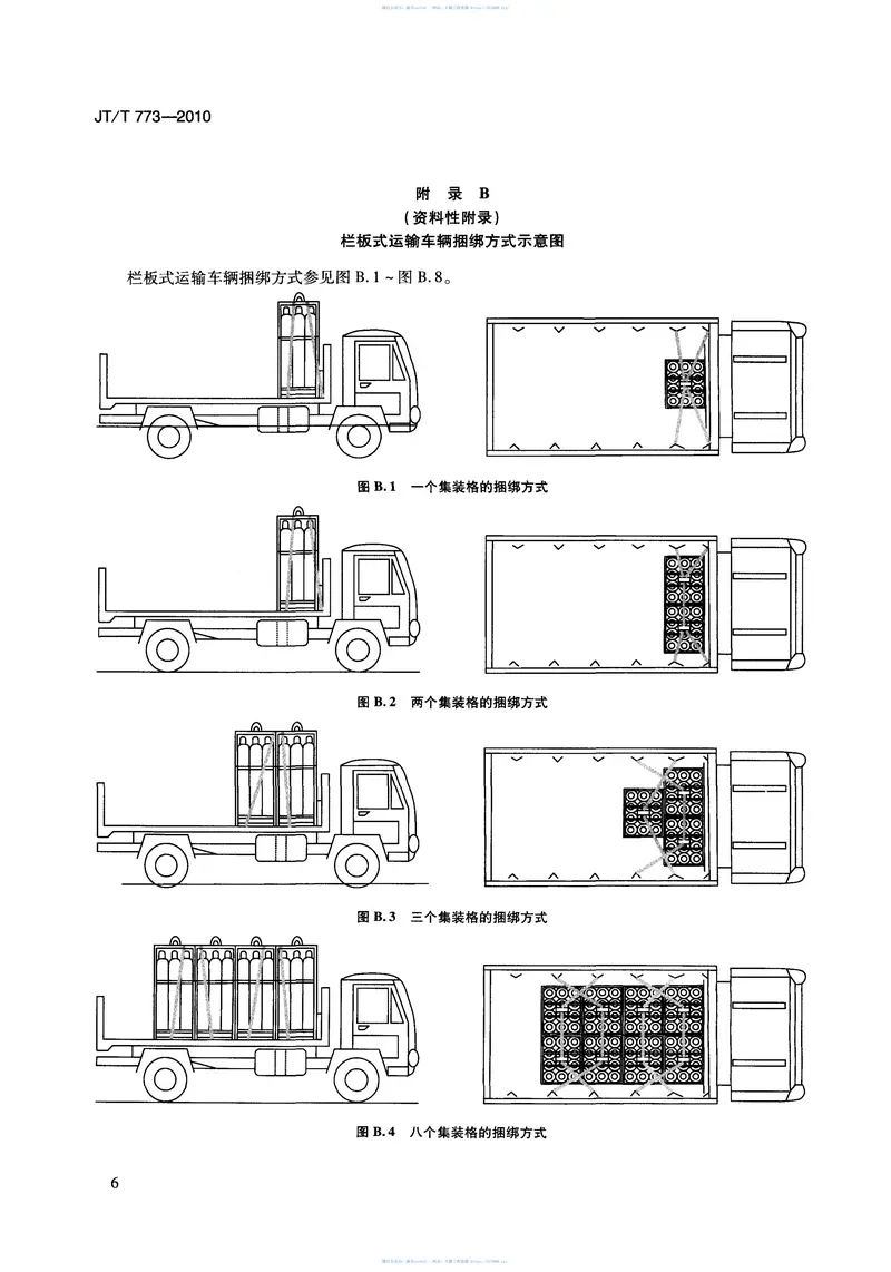 JTT773-2010气瓶直立道路运输技术要求 预览图