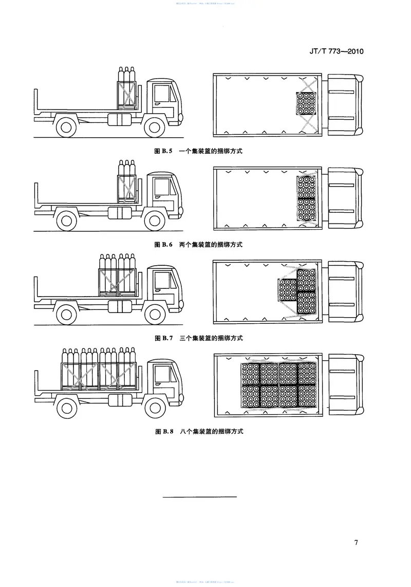 JTT773-2010气瓶直立道路运输技术要求 预览图