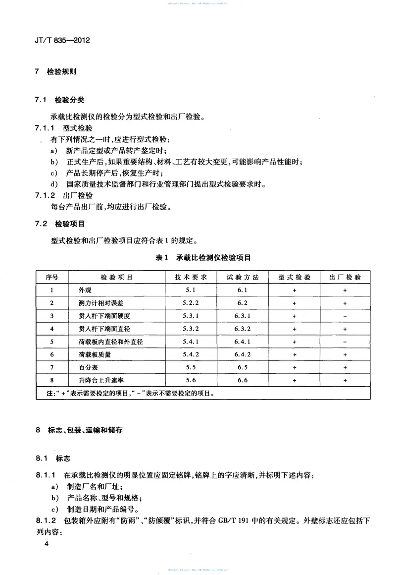 JTT835-2012承载比检测仪 预览图