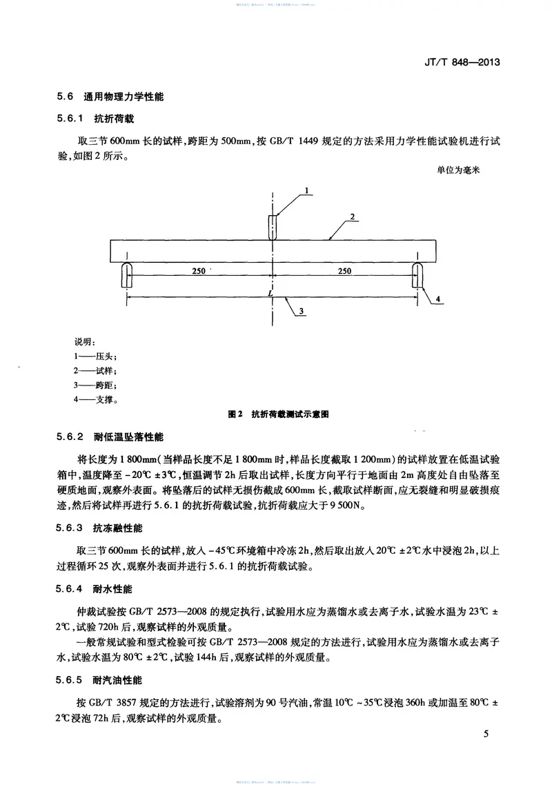 JTT848-2013公路用复合隔离栅立柱 预览图