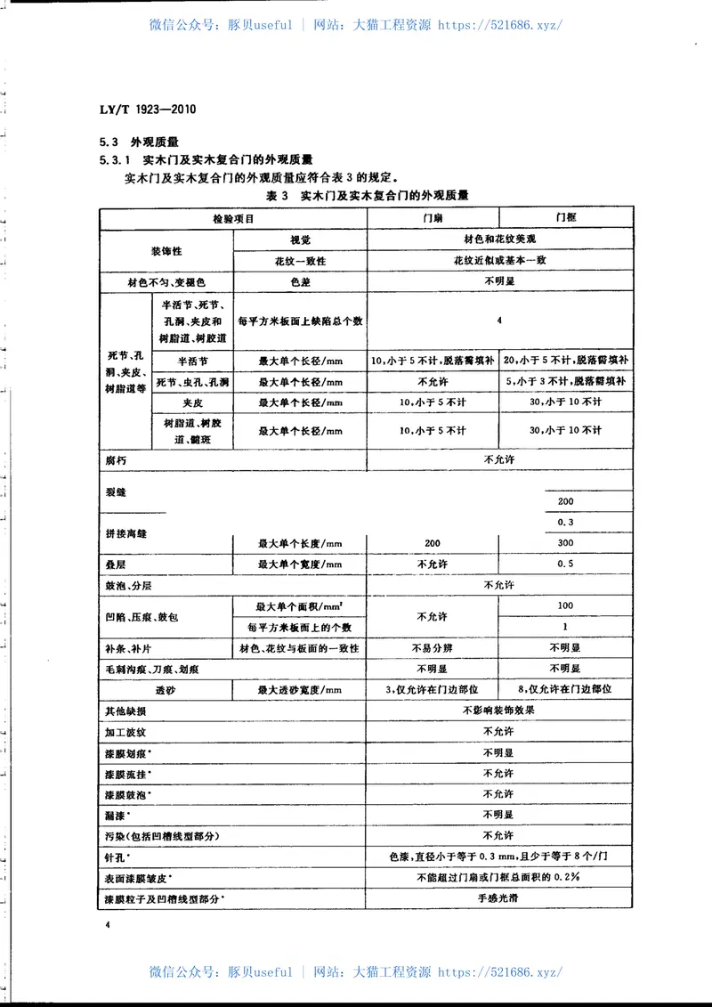 LYT1923-2010室内木质门 预览图