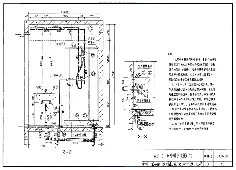 给水排水标准图集S4(二)室内给水排水管道及附件安装 预览图