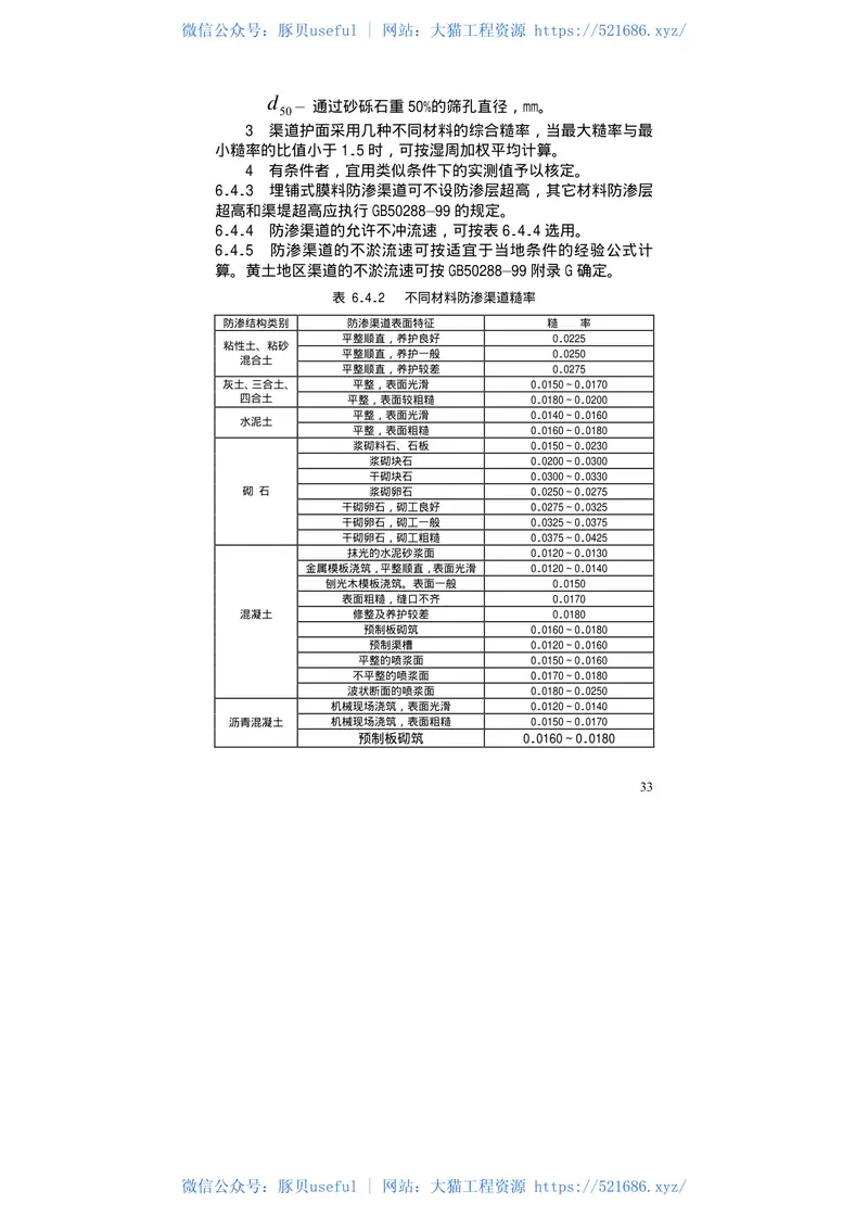 渠道防渗工程技术规范SL18-2004 预览图