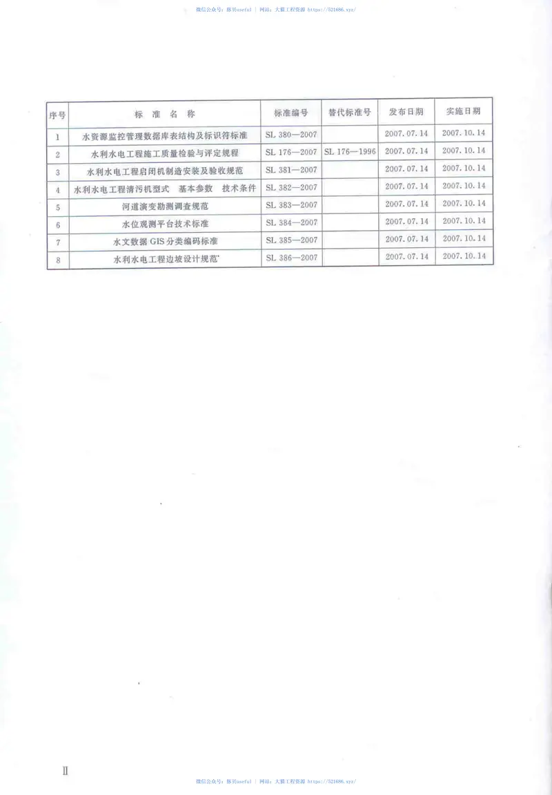 SL381-2007(水利水电工程启闭机制造安装及验收规范） 预览图
