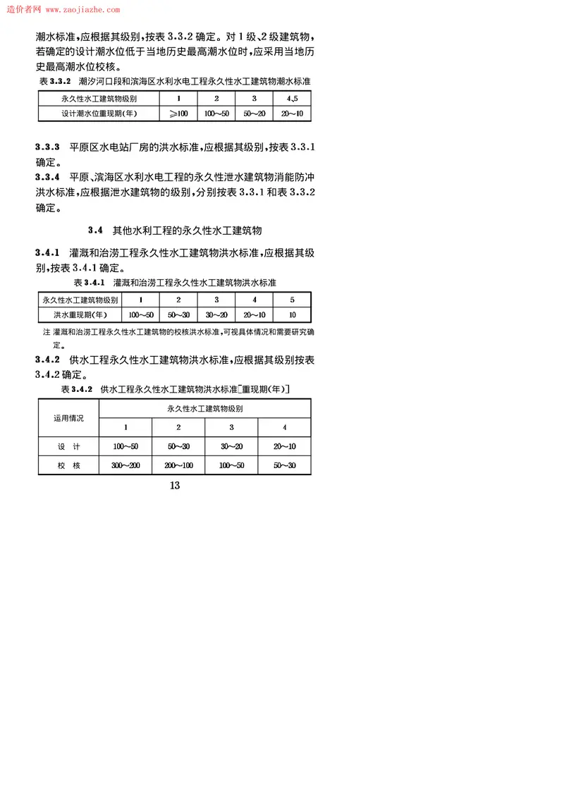 Sl252-1水利水电工程等级划分及洪水标准 预览图