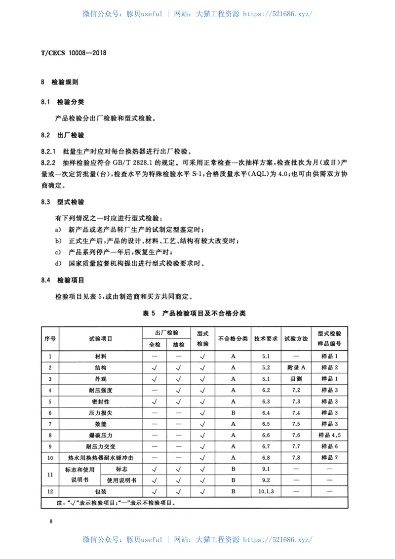 T-CECS_10008-2018_供暖器具及供暖系统用钎焊板式换热器 预览图