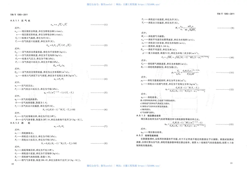 TBT1383-2011内燃机车柴油机用涡轮增压器 预览图