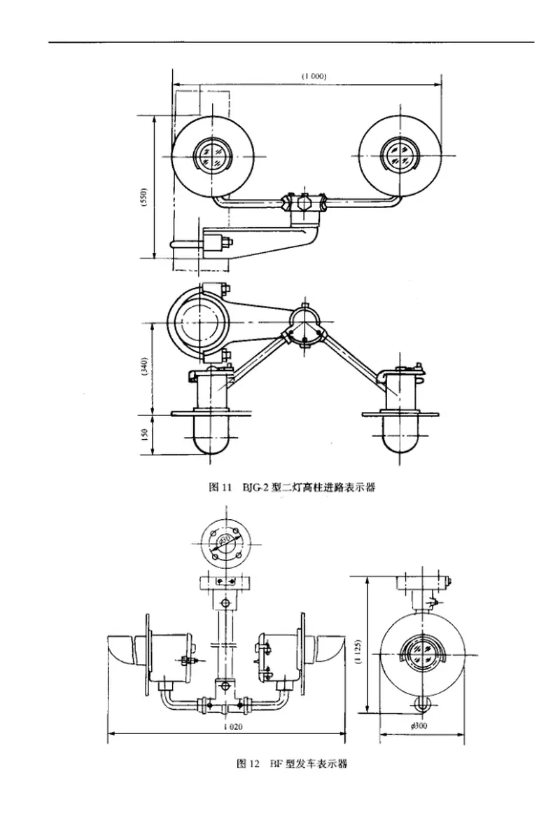 TBT1413-2001透镜式色灯信号机构及信号表示器 预览图