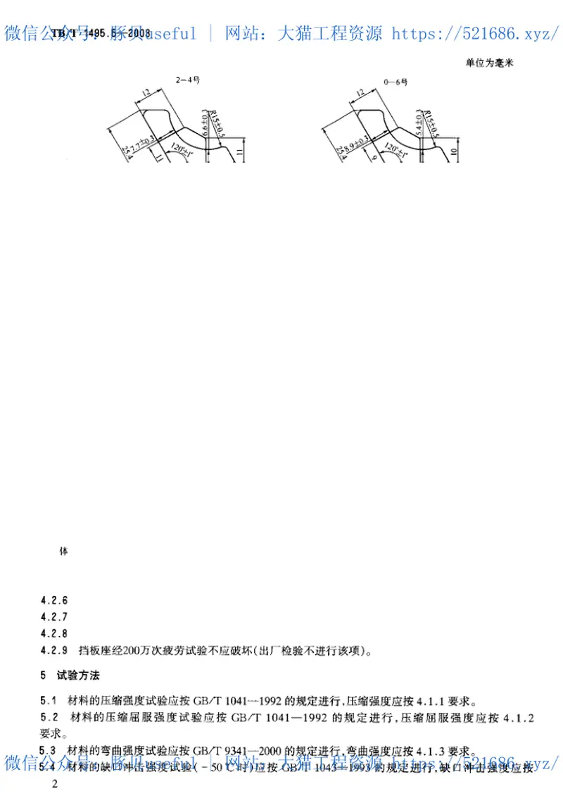 TBT1495-2003弹条Ⅰ型扣件(第1-5部分) 预览图