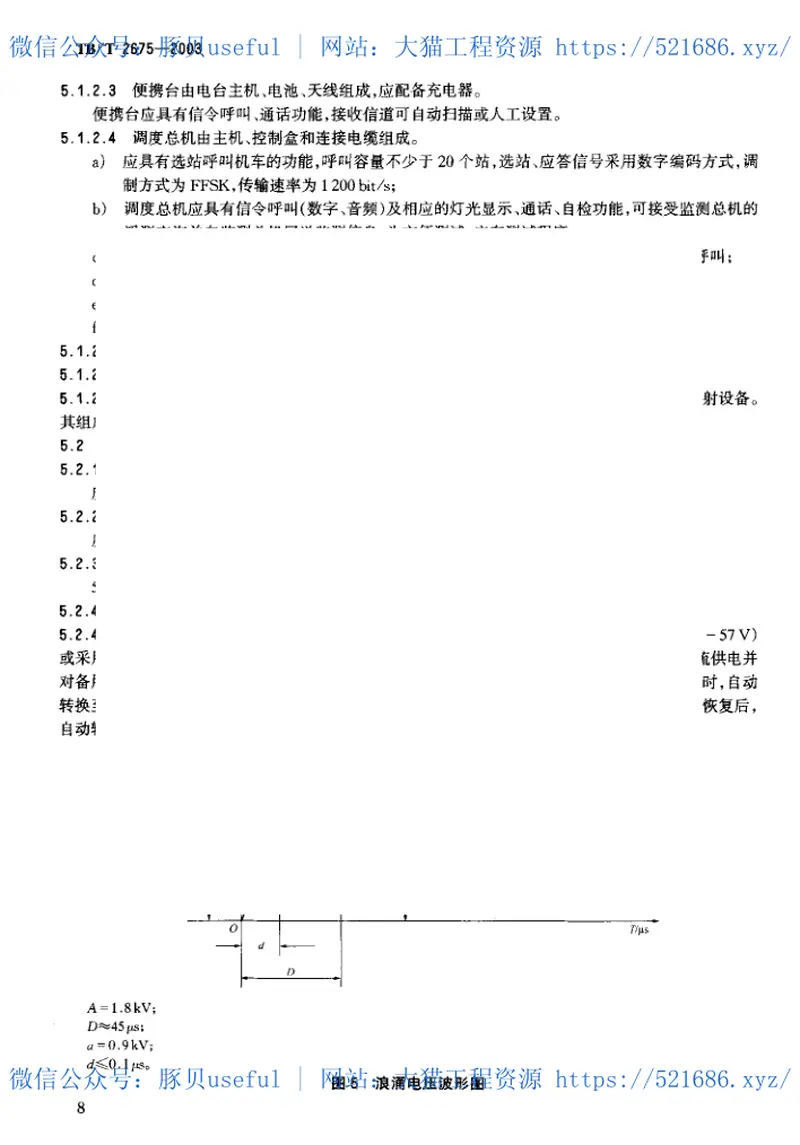 TBT2675-2003450MHz同异频单工列车无线调度设备技术要求和试验方法 预览图