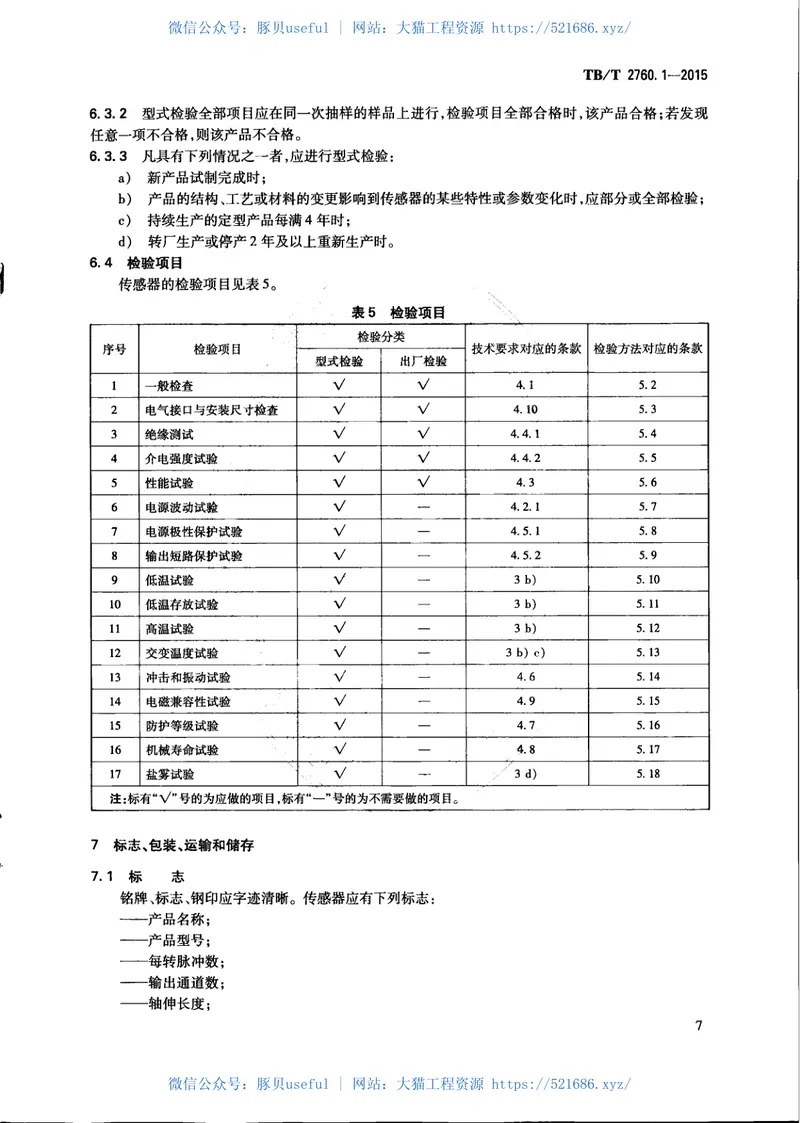 TBT2760.1-2015机车、动车组转速传感器第1部分：光电转速传感器 预览图