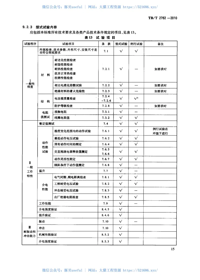 TBT2762-2010机车车辆继电器基本技术条件 预览图