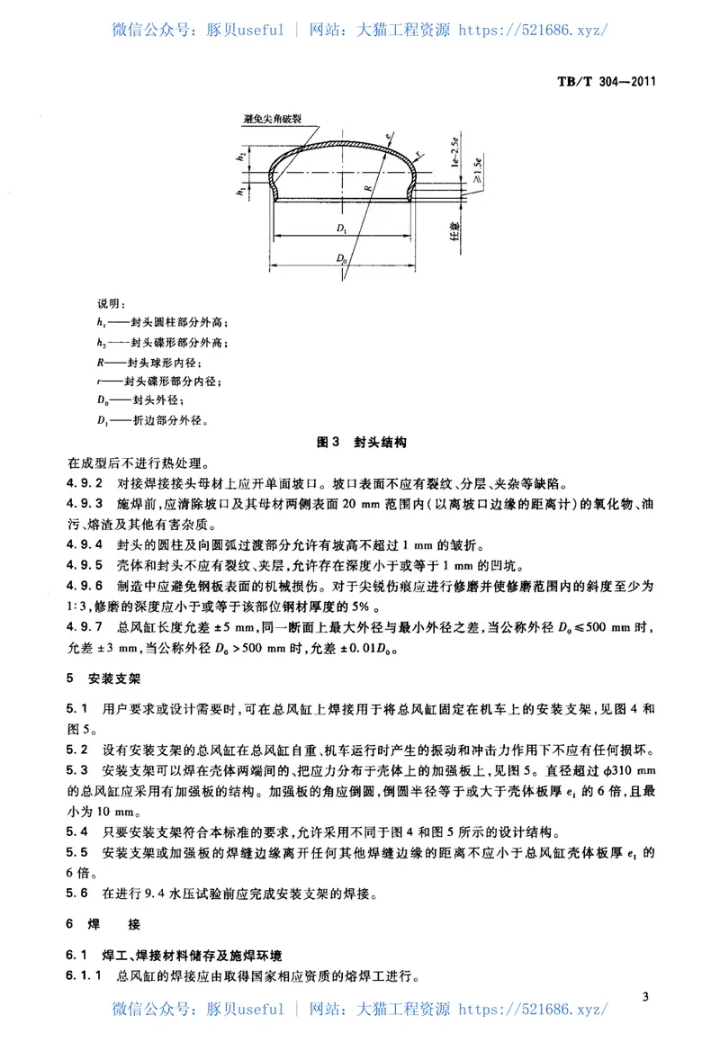 TBT304-2011机车用总风缸 预览图