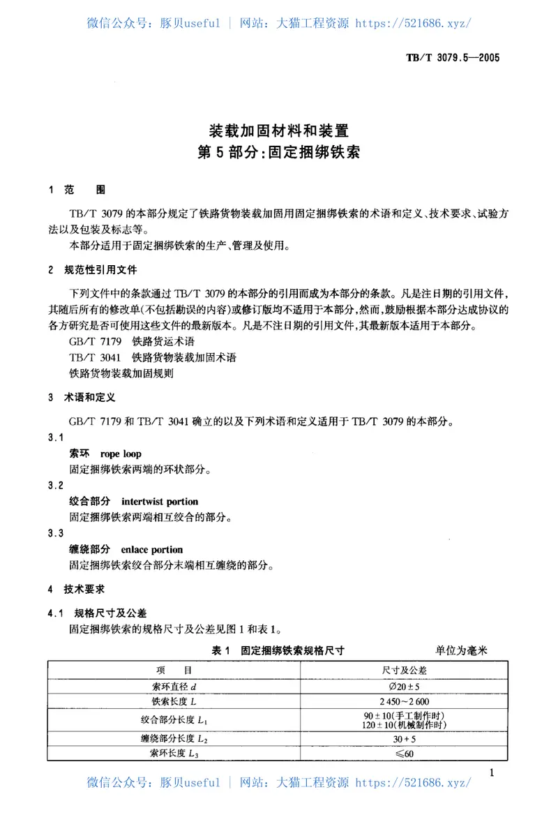 TBT3079-2005装载加固材料和装置(第2-5部分) 预览图