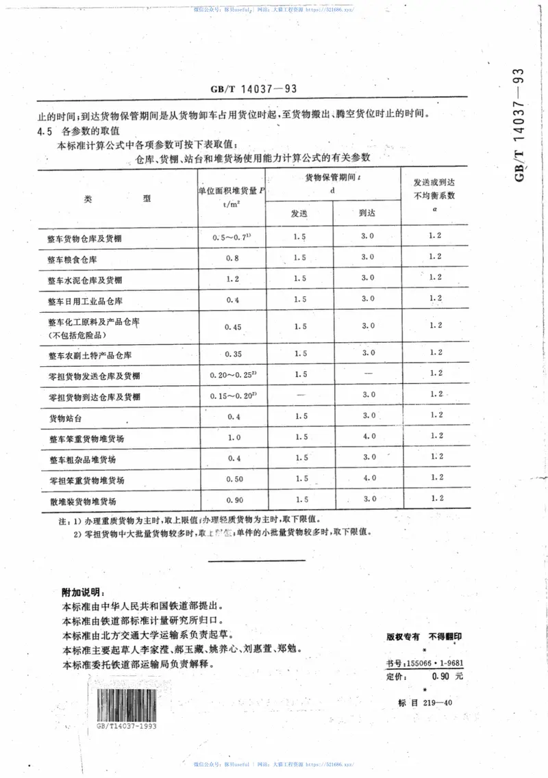 TBT3180-2007铁路货场设备使用能力的计算 预览图