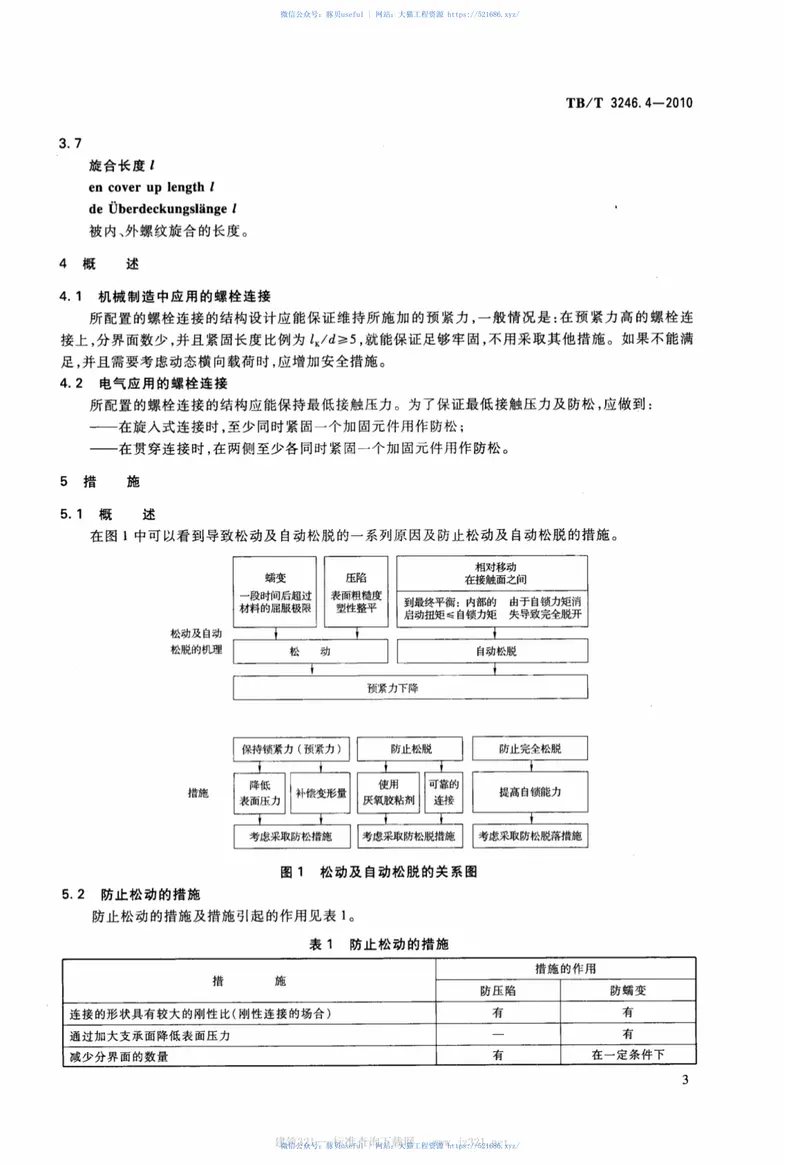 TBT3246.4-2010机车车辆及其零部件设计准则螺栓连接第4部分：螺栓连接的安全 预览图