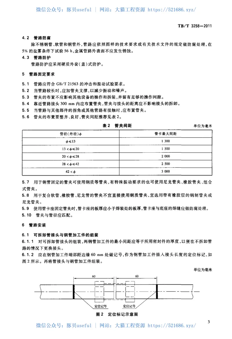 TBT3258-2011电力机车空气管路组装技术条件 预览图