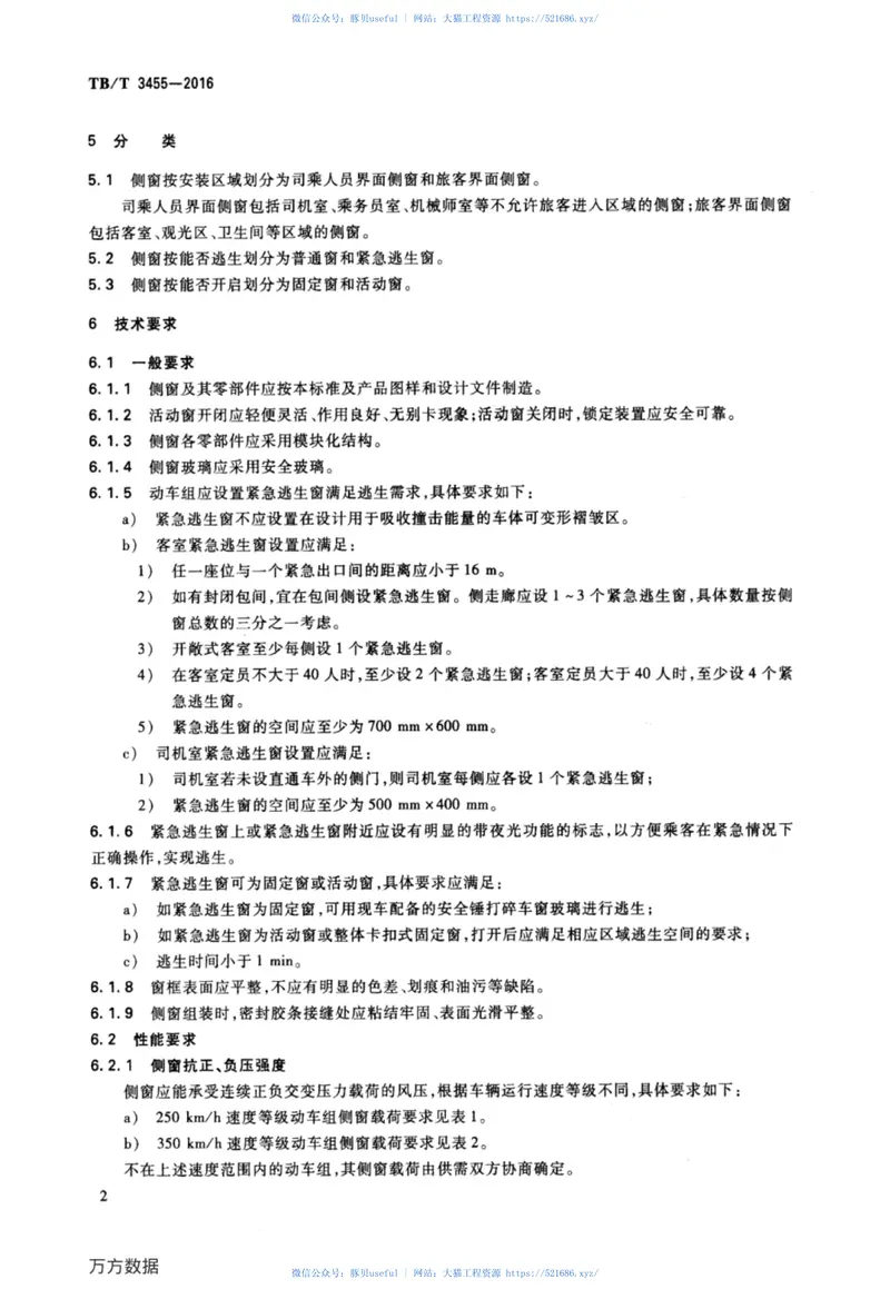 TBT3455-2016动车组侧窗 预览图