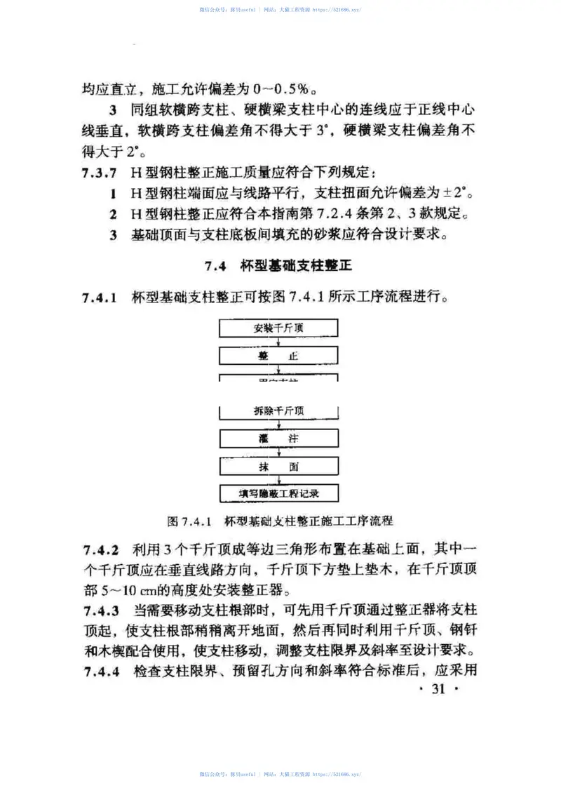 TZ371-2009铁路电力牵引供电工程接触网支柱施工作业指南 预览图
