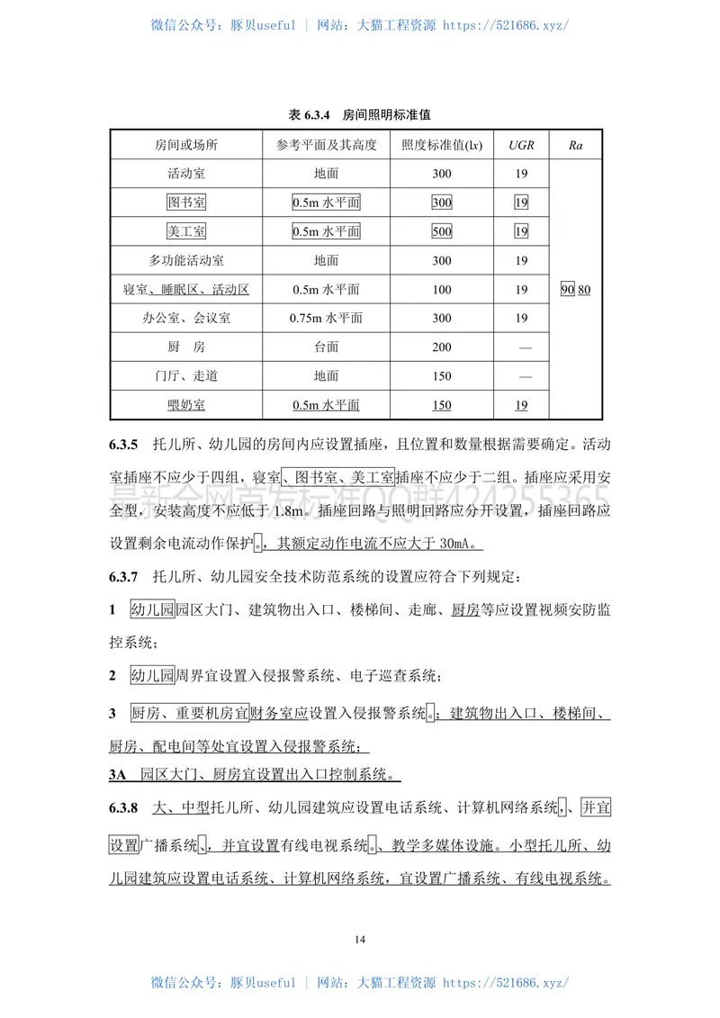 托儿所_幼儿园建筑设计规范_JGJ39-2016_2019年版_局部修订条文 预览图